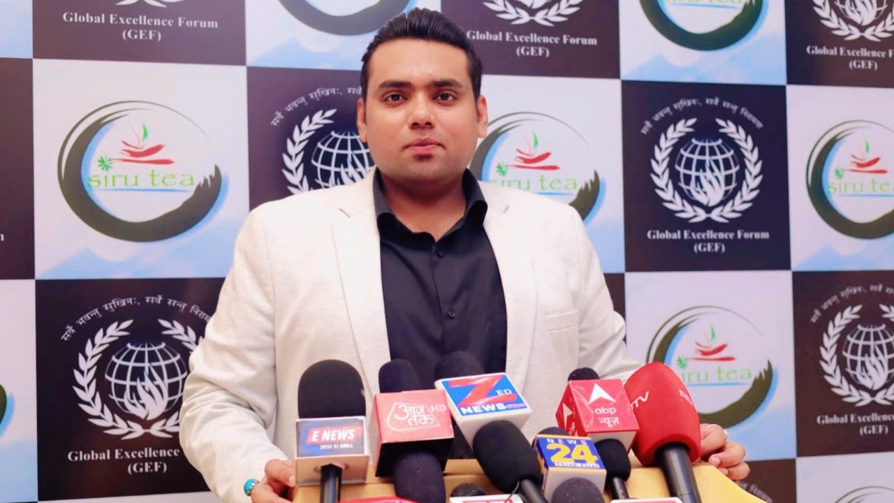 Film producer 'Dr. Azam Khan' honoured with Bharat Seva Samman