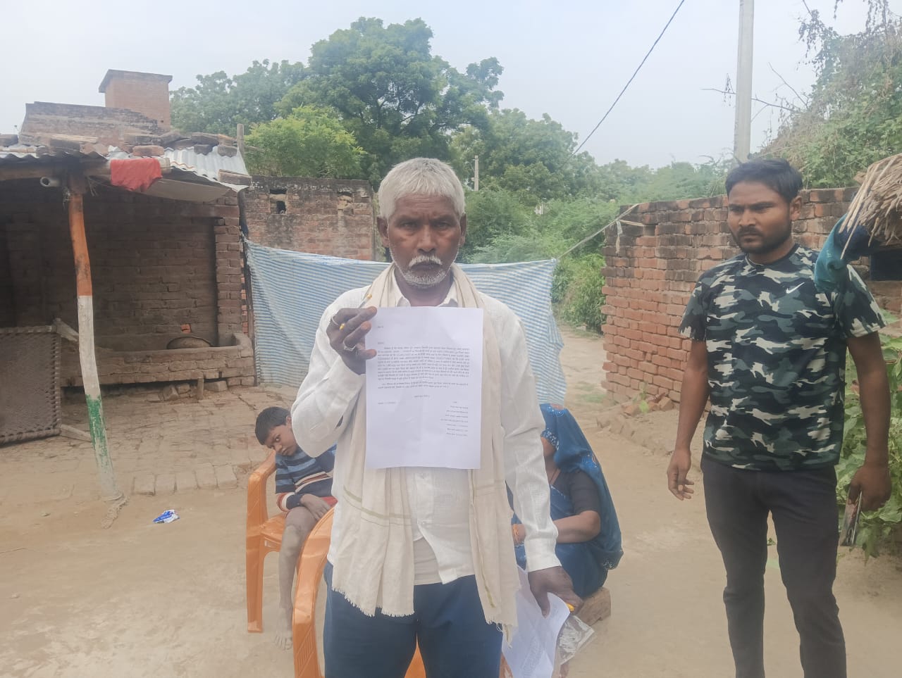 The farmer's father mortgaged his farm and sent his son abroad.