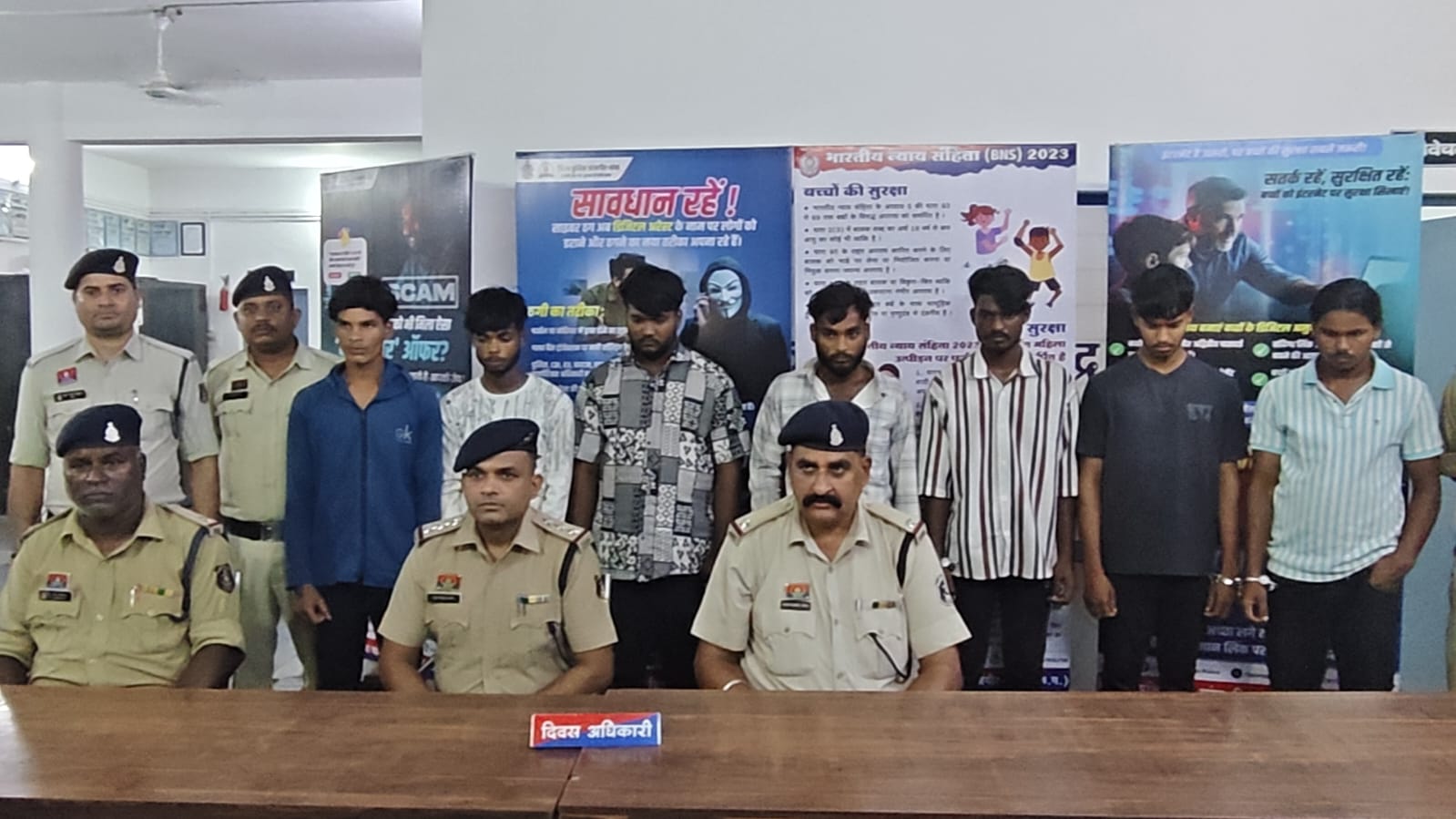 The police made tireless efforts to arrest the accused of gang rape within 24 hours.