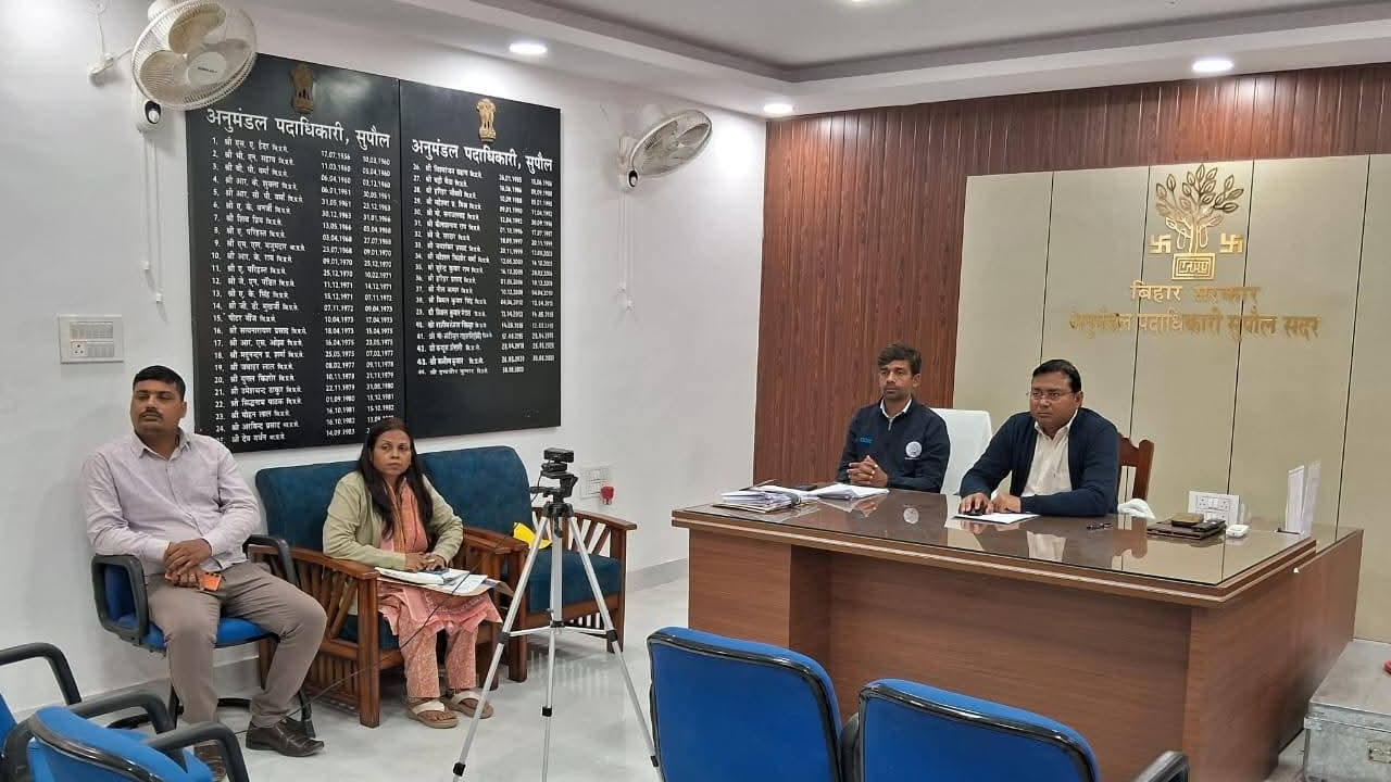 District level committee inspected child care institutions in Supaul.