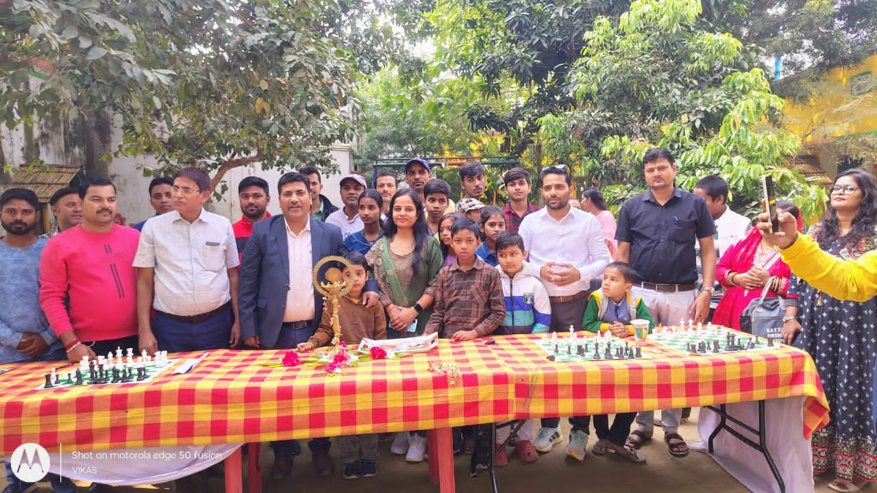 Chess competition organized under Children's Fortnight at Kilkari Bihar Bal Bhavan