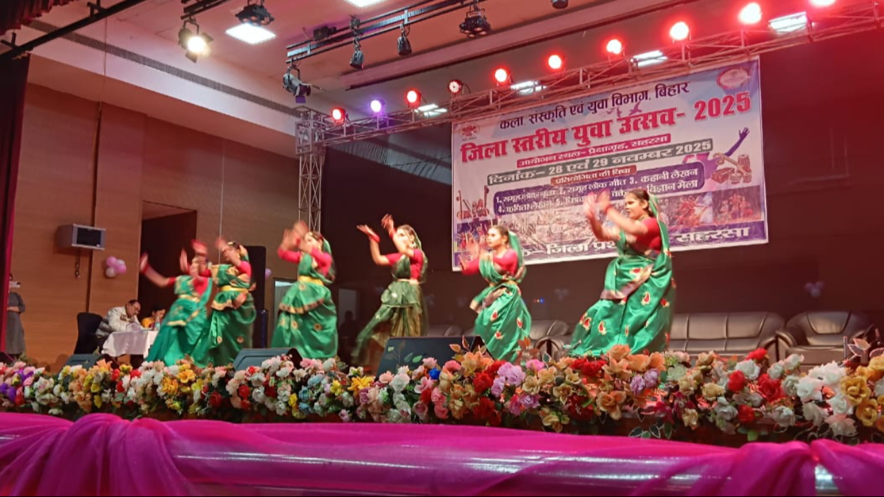 Two-day district level art festival organized in the auditorium