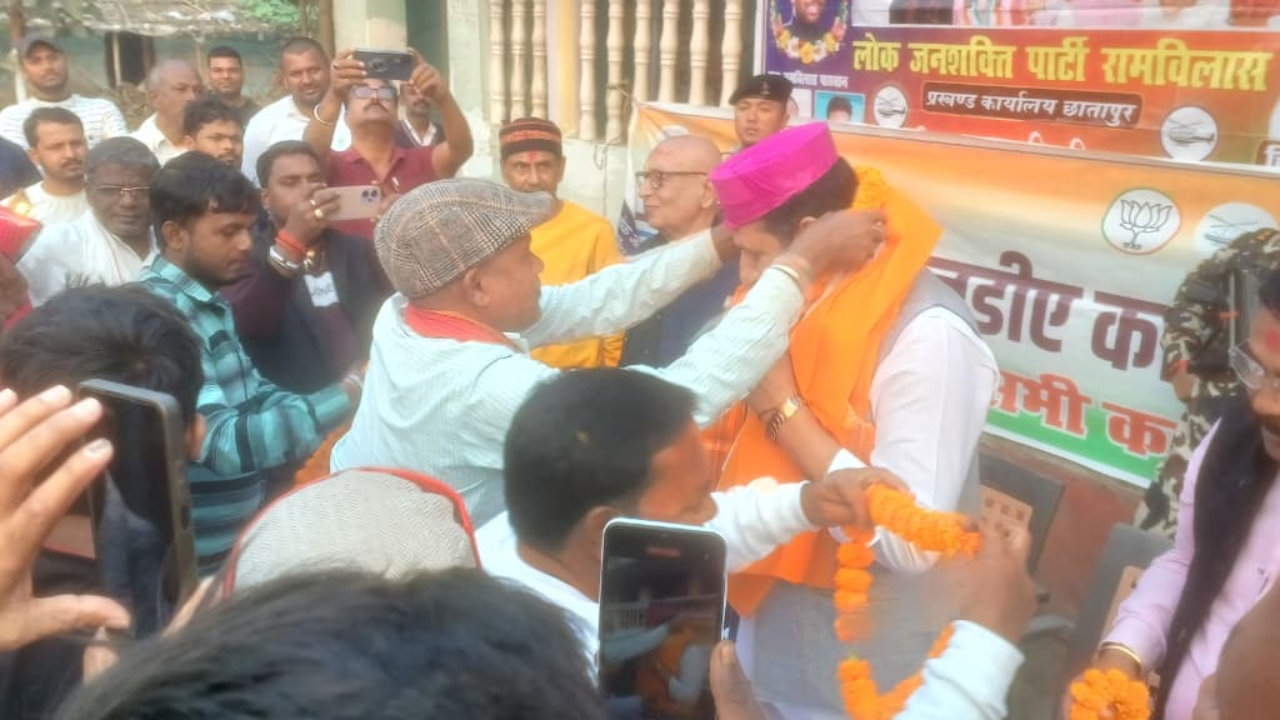 Newly elected MLA Neeraj Singh Bablu embarks on a thanksgiving tour after winning the assembly elections.