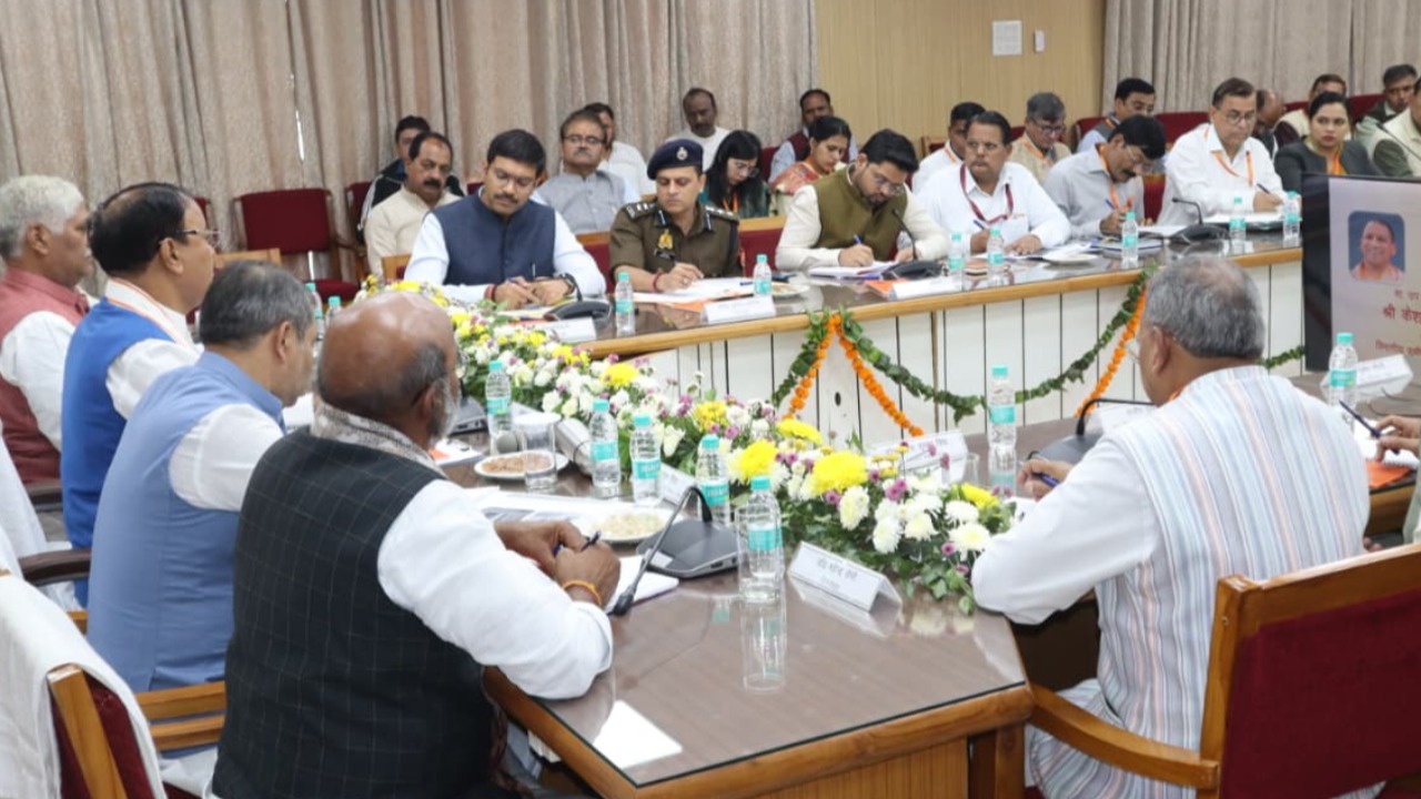 Deputy Chief Minister held a review meeting with the officials in the district.