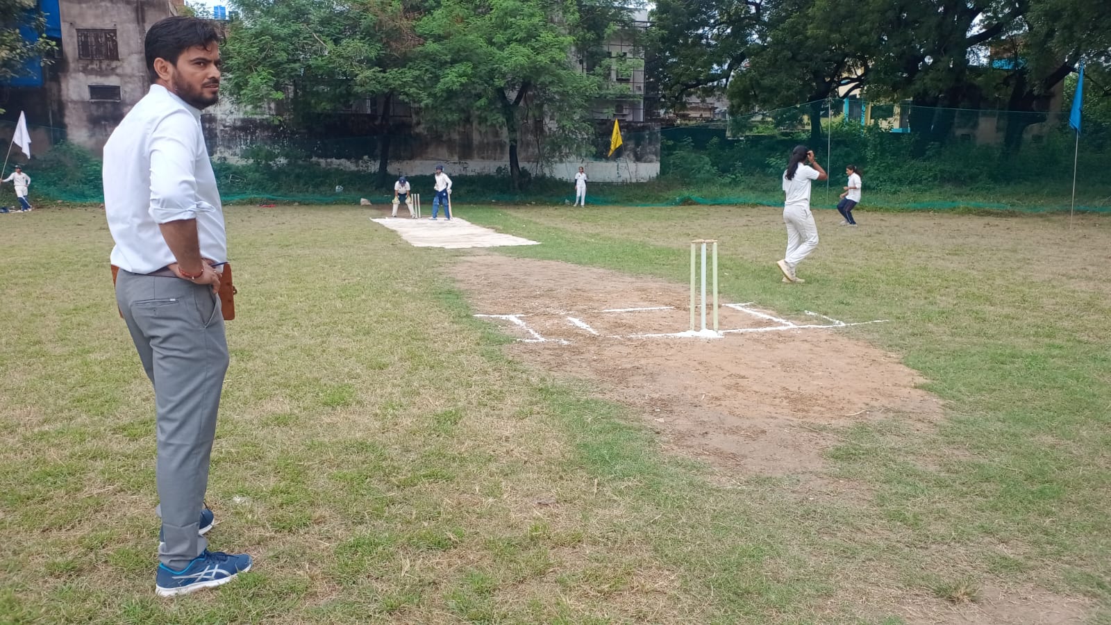 Players from both men and women categories displayed their batting and bowling skills.