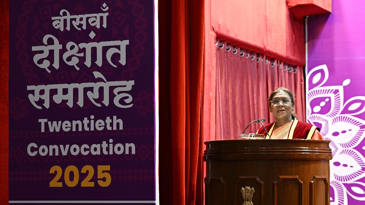 President attends convocation ceremony of Kumaon University