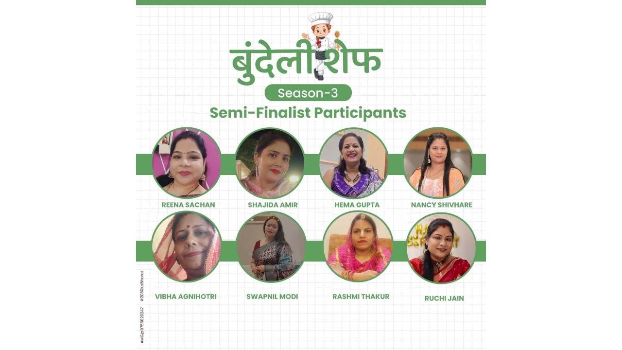 8 women participants in the semi-finals of the skill ladle
