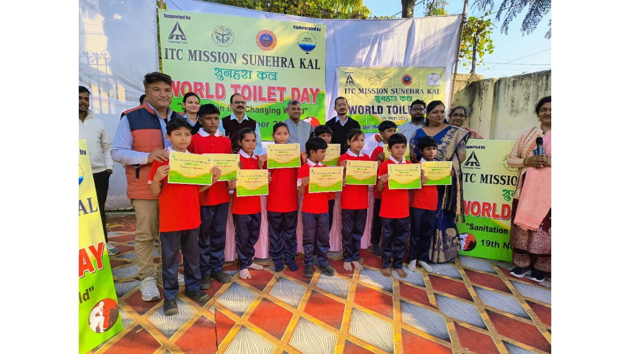 Children were made aware about cleanliness, water conservation and healthy lifestyle.