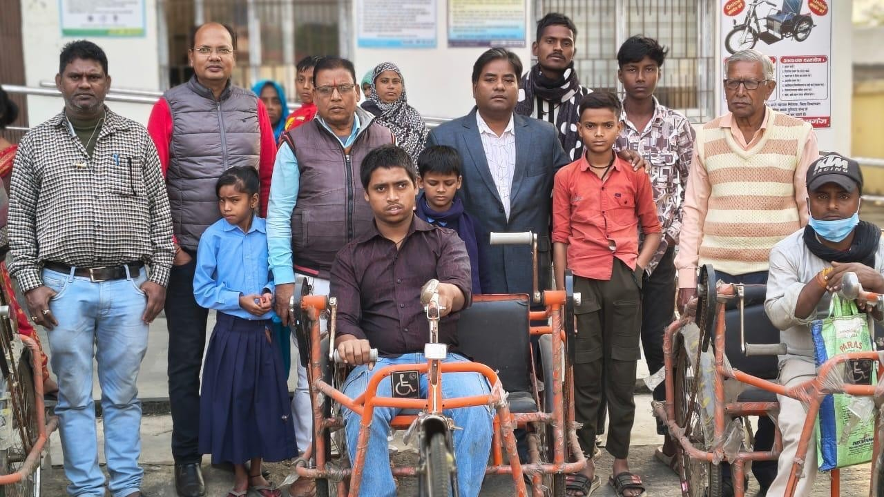 Various competitions for the differently-abled were organised at the Forbesganj Foundation Centre.