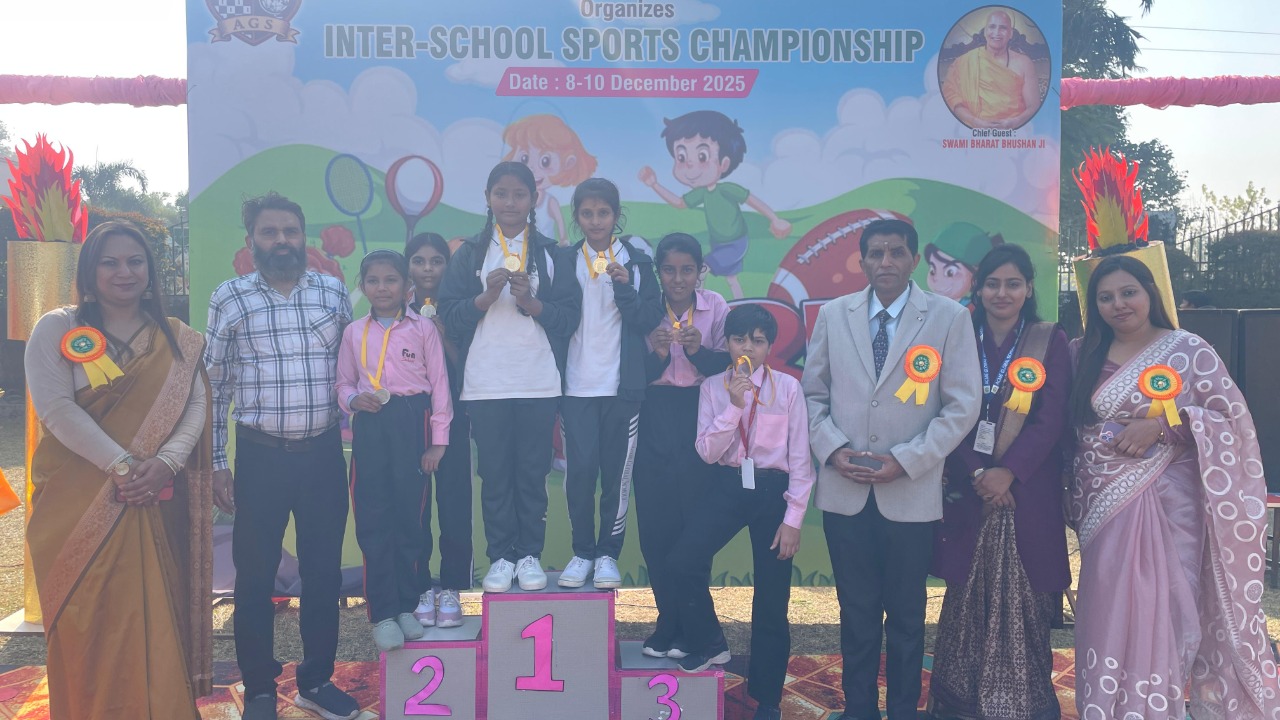 Children showcase their skills at the EKME Global School Sports Competition