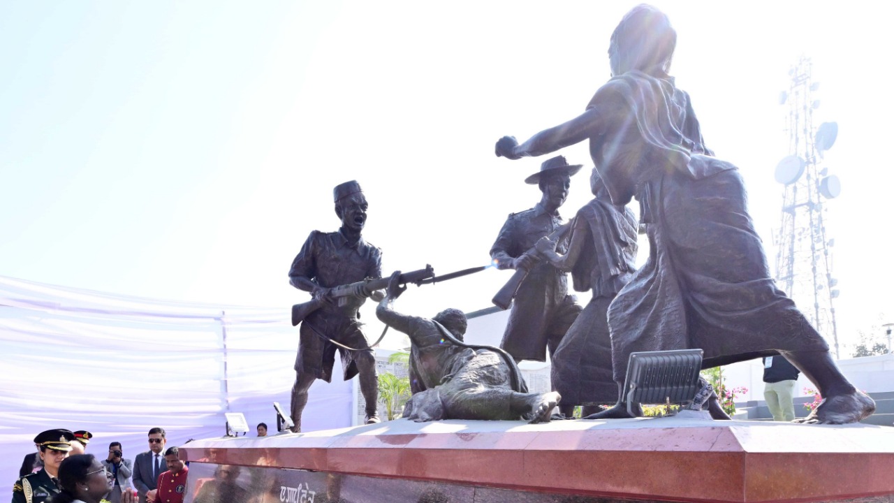 Draupadi Murmu graced a public function in Senapati, Manipur