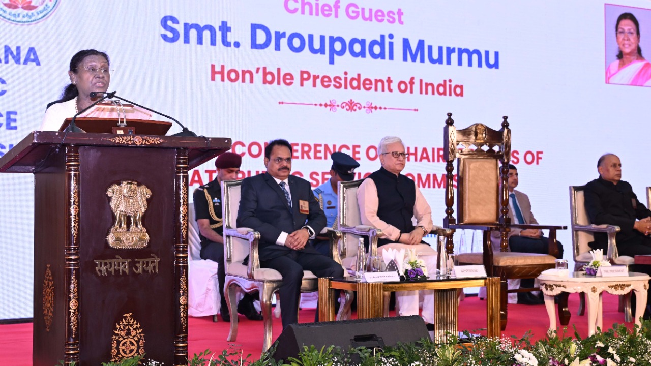 President inaugurates National Conference of Chairmen of Public Service Commissions in Hyderabad
