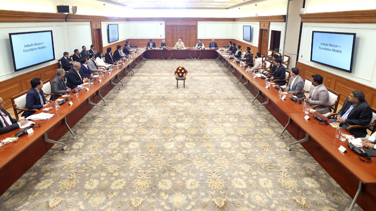 Narendra Modi chairs roundtable with Indian AI startups