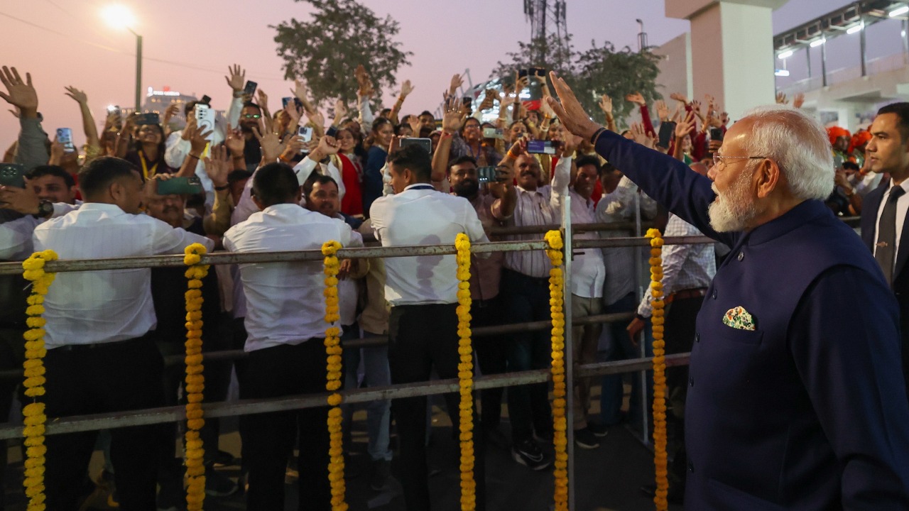 Narendra Modi addressed the Somnath Swabhiman Parv in Somnath, Gujarat.