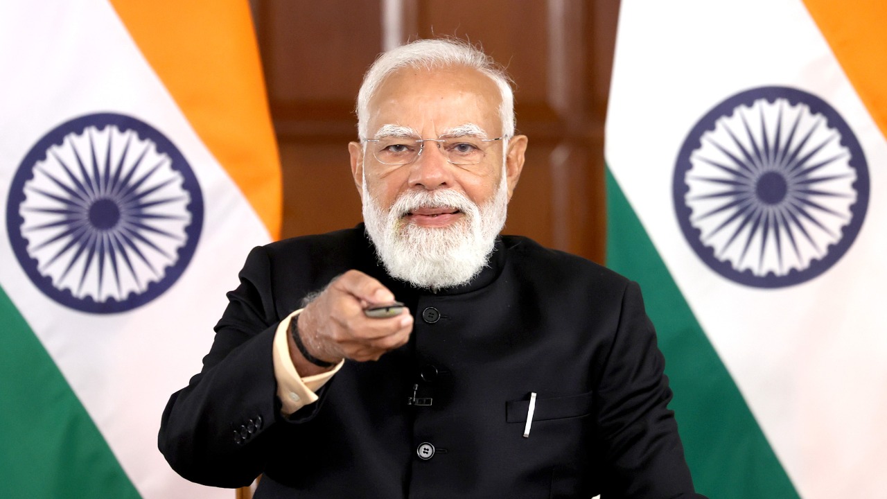 Narendra Modi addressed the 18th Job Fair through video conferencing.