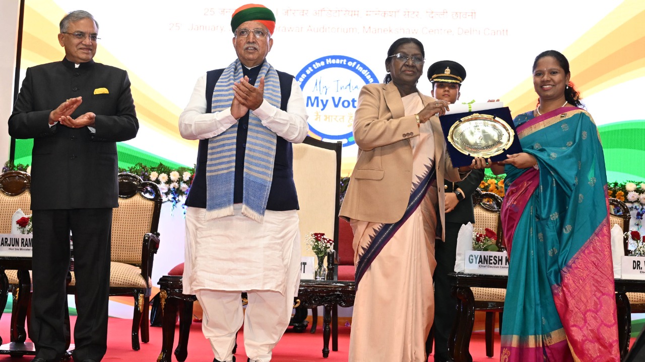 President of India attends the 16th National Voters' Day celebrations