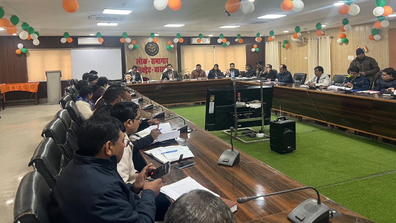 A review meeting was held under the chairmanship of the DM on the works related to revenue, enforcement and land acquisition.