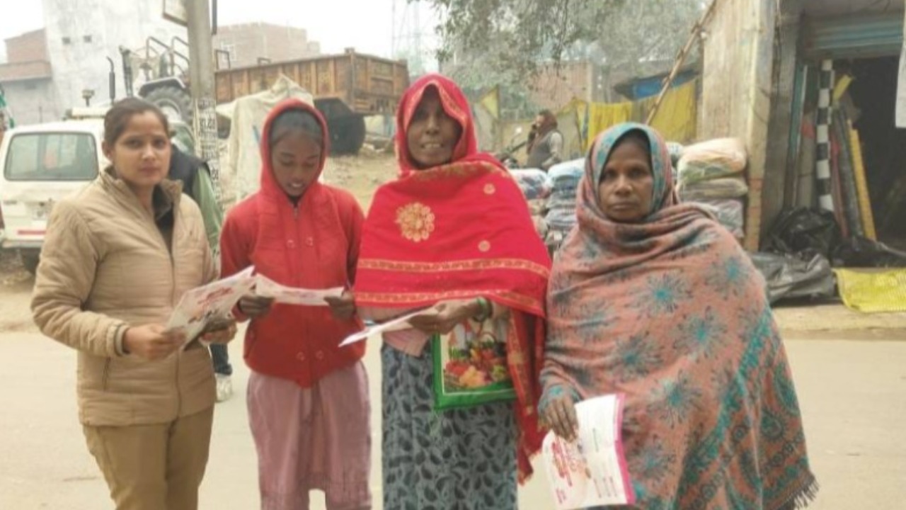 Police's extensive and intensive awareness campaign regarding women's safety in Farrukhabad