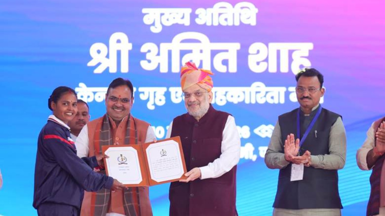 Amit Shah addressed the appointment letter distribution ceremony of newly recruited constables of Rajasthan Police in Jaipur today.