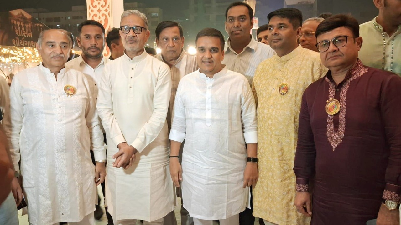 Gujarat Deputy Chief Minister Harsh Sanghvi reached Mumbai's Deeksha Mahotsav