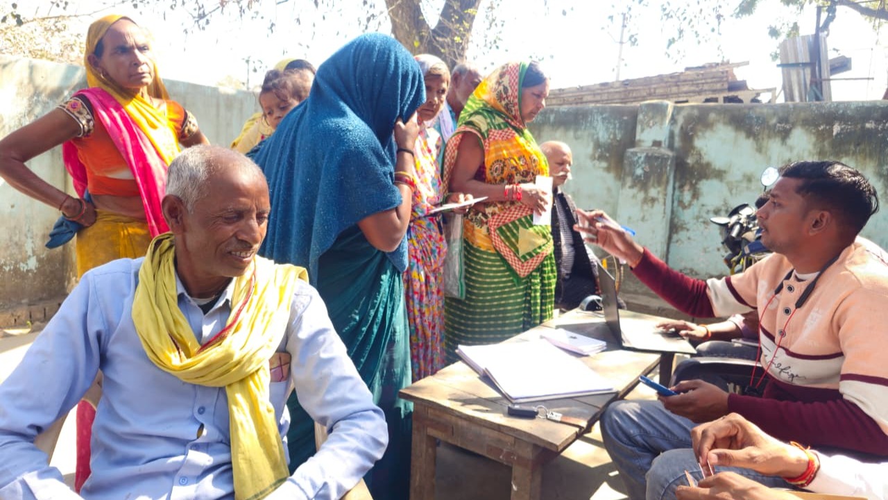 Free eye treatment camp and Ayushman camp organized