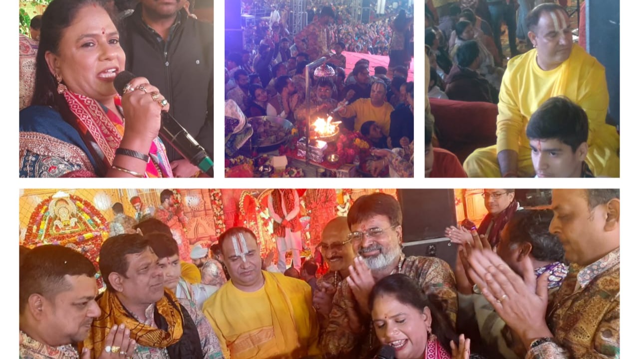 "Shyam lovers kept dancing till late night waiting for the dark one."