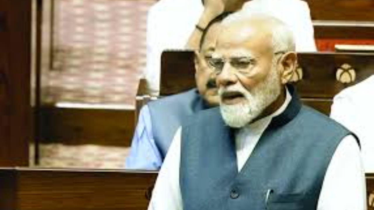Narendra Modi addresses retiring members of Rajya Sabha